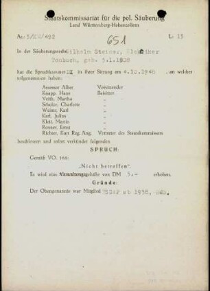 Steiner, Wilhelm