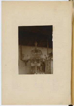 St. Elisabeth-Kapelle, Tangermünde: Ansicht Leuchter (aus: Skizzen- und Fotoalbum 11)