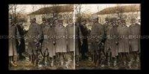 Exzellenz von Weber und sein Stab in Cetinje