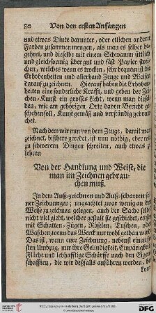 Von der Handlung und Weise, die man im Zeichnen gebrauchen muß