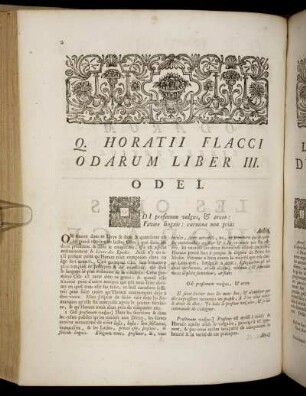 Ode I. - Ad Romanos. Ode VI. / Aux Romains. Ode VI.