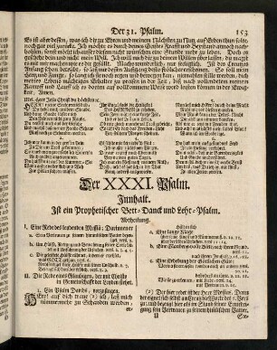 153-161, Der XXXI. Psalm
