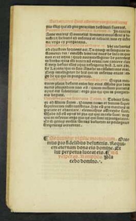 Sequuntur vigilie mortuorum ....