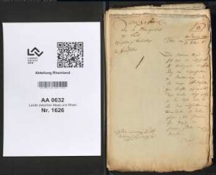 Bittschriften aus dem Amt Brühl