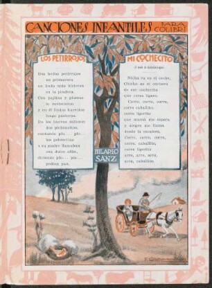 Canciones infantiles para Colibrí : Los petirrojos [y] Mi cochecito