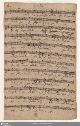 Stimmensatz [Schreiber: Opitz, J. S.; u.a.]