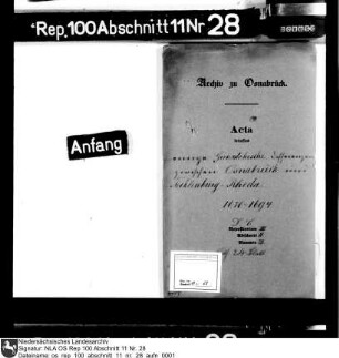 Güterslohische Differenzen zwischen Osnabrück und Tecklenburg-Rheda