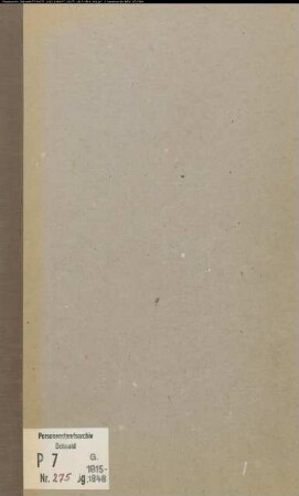 Kirchenbuchduplikate der katholischen Gemeinde (G 1815-1848). (Gemeinde: Vreden, Kreis Ahaus)