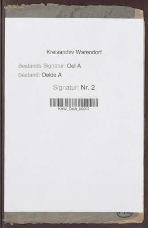 Oelder Rechnungssachen
