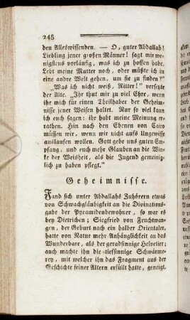 Geheimnisse