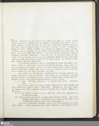 [Taciti qui ad figuram hen dia dyoin referuntur ex minoribus scriptis locos congessit atque interpretatus est]