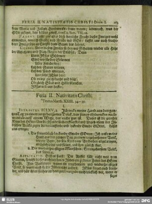 Feria II. Nativitatis Christi. Textus Matth. XXIII. 34 - 39.