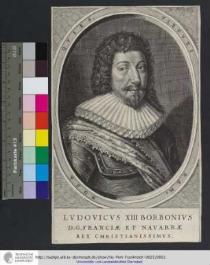Lvdovicvs XIII Borbonivs D. G. Franciæ Et Navarræ Rex Christianissimvs