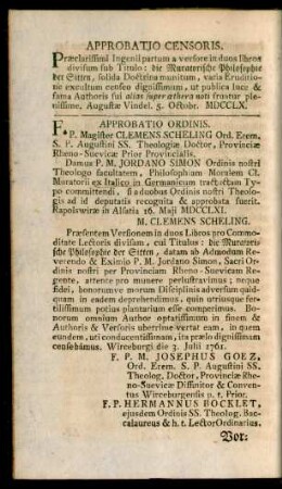 Approbatio Censoris