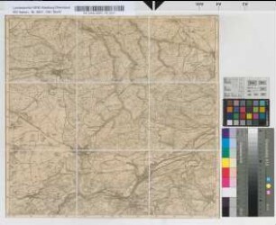 [Topographische Karte 1 : 25.000 (Meßtischblätter): Nördliche Rheinprovinz und südliches Westfalen]. 2586, 4518 Madfeld 51°24'- 8°40'.