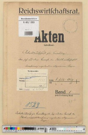 Arbeitsausschuss zur Beratung allgemeiner Fragen aus dem Bericht der Weltwirtschaftskonferenz des Völkerbundes, Genf 1927