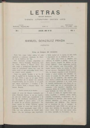 Manuel González Prada