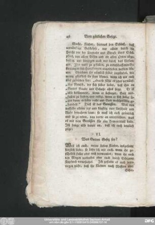 VI. Was Gottes Gesez sey?