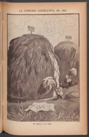 La cosecha legislativa de 1915 - [Caricatura]