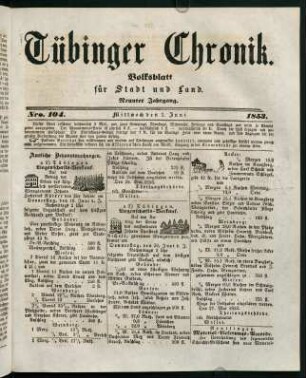 417-436, 1. Juni (Nro. 104) - 7. Juni (Nro. 108)