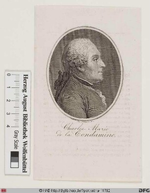 Bildnis Charles-Marie de Lacondamine