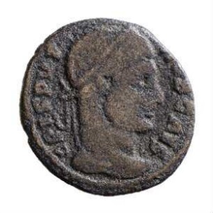 Münze, Follis, Aes 3, 320 - 321 n. Chr.