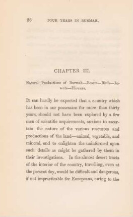 Chapter III. Natural production of Burmah ...