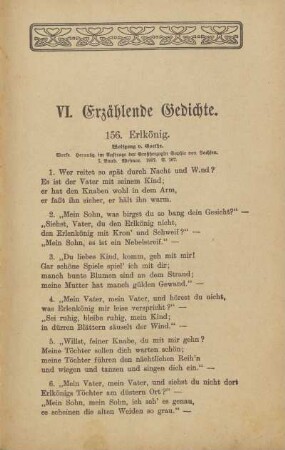 VI. Erzählende Gedichte