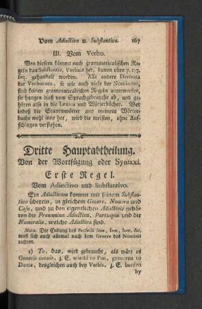 Von der Wortfügung oder Syntaxi.