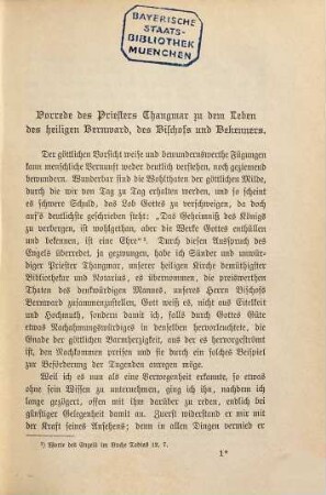 Die Lebensbeschreibung der Bischöfe Bernward ([Verf.:] Thangmarus [decanus Hildesheimensis]) und (die ältere Lebensbeschreibung d. Bisch.) Godehard von Hildesheim ([Verf.:] Wolfherius canon. Hildenesheimensis)