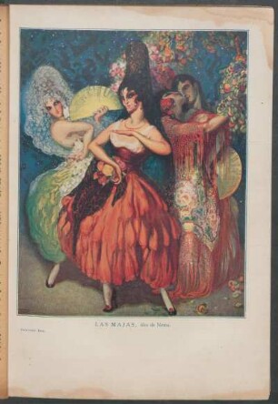 "Las majas", óleo de Nestor