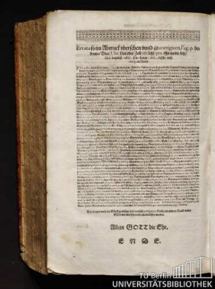 Errata so im Abdruck ubersehen unnd zu corrigiren, [...]