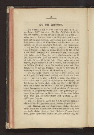 Die Elb-Schifffahrt