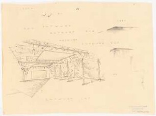 Garten Neubarth, Forst: Perspektivische Ansicht Pergola