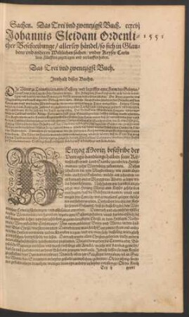 Das Trei und zwentzigst Buch.