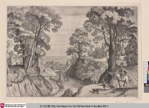 [Der verlorene Sohn verlässt das Haus seines Vaters; The Prodigal Son Leaving his Father's House]