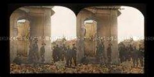 Soldaten beim Sprengen der Mauern, San Francisco