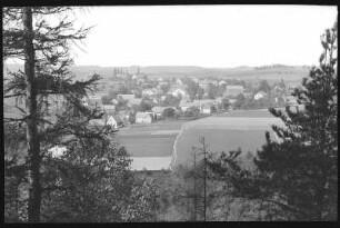 Groß - Dorfhain. Blick auf Groß-Dorfhain
