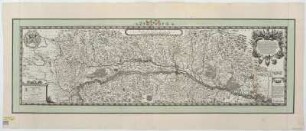 Karte von der Landgrafschaft Elsaß, 1:195 000, Kupferstich, 1702