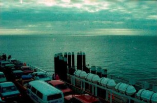 Norderney: Norderney vom Fährschiff aus