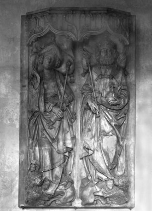 Grabmal für Kaiser Heinrich II. und Kaiserin Kunigunde — Deckplatte mit dem Kaiserpaar Heinrich II. und Kunigunde