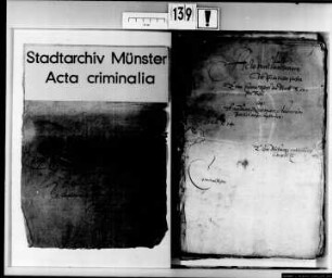 Strafsache gegen den Schüler des Paulinums Arnold Neerman wegen Totschlag der Stadt verwiesen