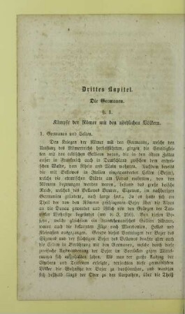 Drittes Kapitel. Die Germanen