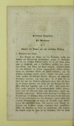 Drittes Kapitel. Die Germanen