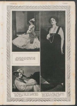 Jane Cowl. - Blanca McGarity. - Ethel Barrymore