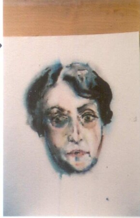 Porträtstudie : Tante Rose (Porträtstudie). Aquarell (um 1929; H. Rose)