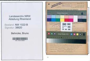 Entnazifizierung Bruno Behncke , geb. 20.12.1905 (Beamter)