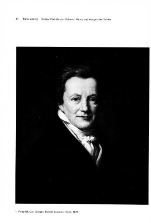 1. Friedrich Carl Gröger: Porträt Salomon Heine, 1822