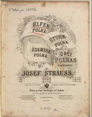 Elfen-Polka : Polka für d. Pianoforte ; op. 74
