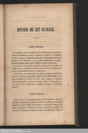 Division de cet ouvrage